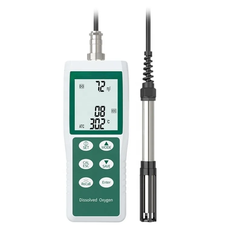 Economical Optical Dissolved Oxy-gen Meter with Slim DO Sensor Data logger For Wine Aeration Fish Pond Shrimp Farm Aquaculture