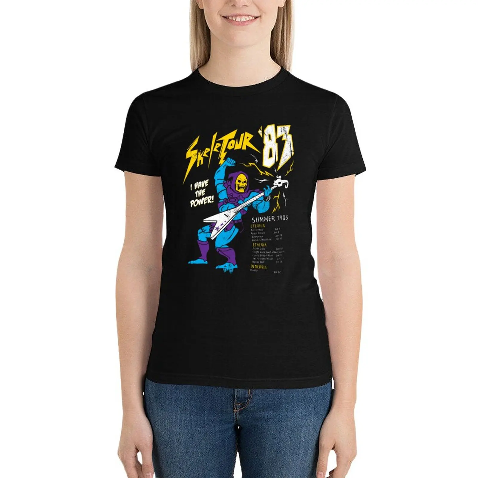 

Skeletour &39;83 12 T-Shirt female tees plus size tops Aesthetic clothing Woman clothes