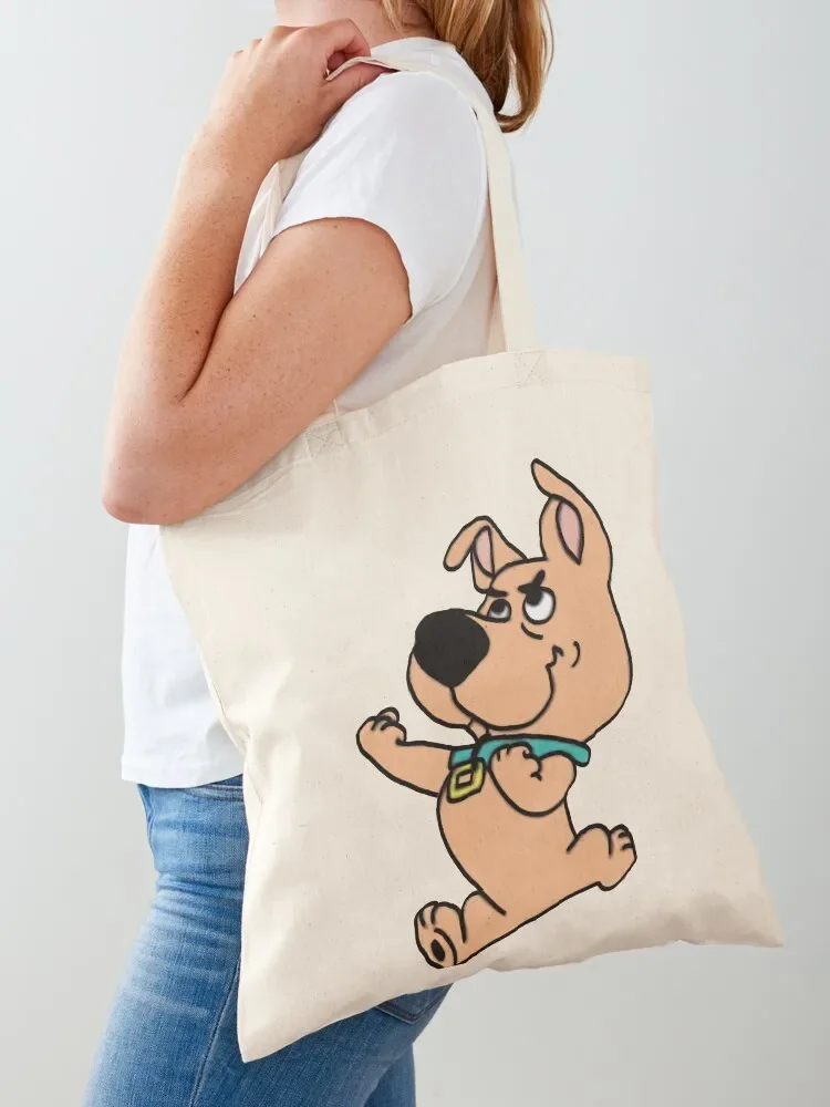 scrappy doo fists outlined Tote Bag reusable shopping bags reusable grocery bags Big bag