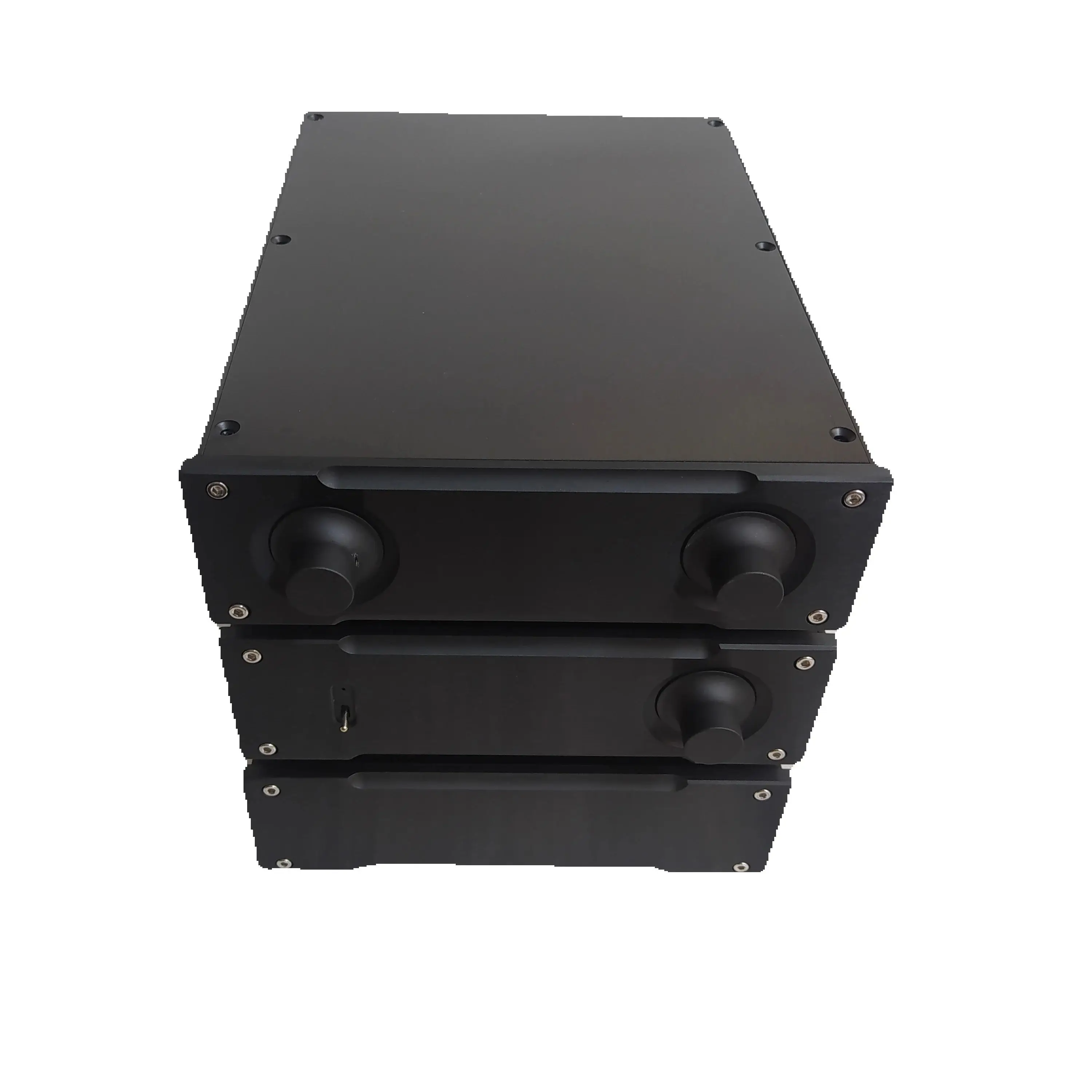 

Полностью алюминиевый корпус усилителя мощности, корпус предусилителя, алюминиевый корпус усилителя