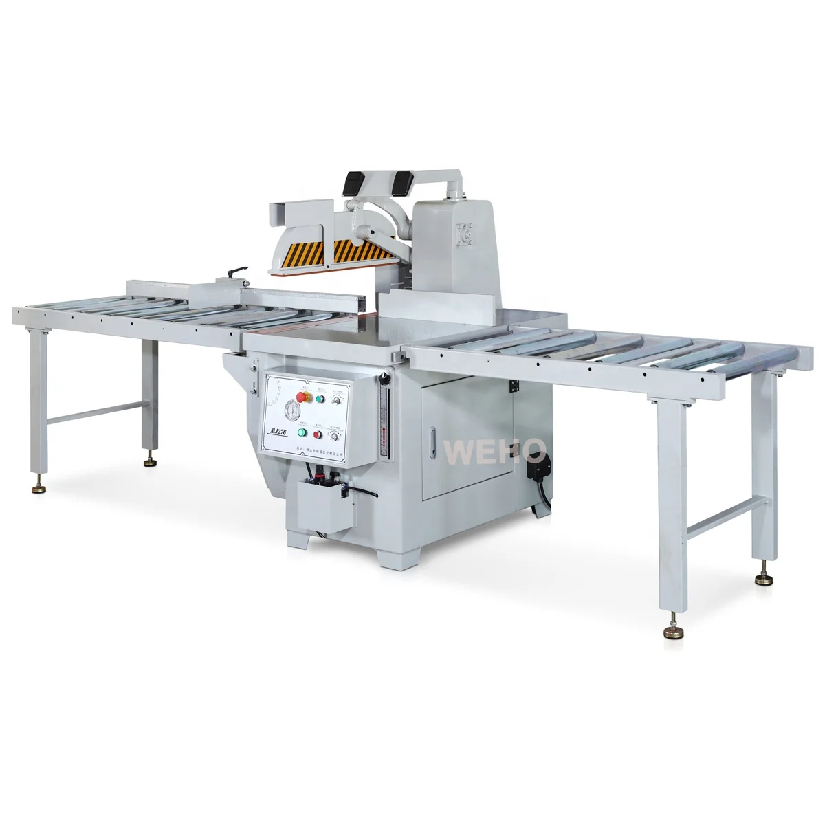 WEHO Machinery   Industrial Pneumatic Control  Wood Cross Cut off Saw  Woodworking  Circular Saw Cutting Machine