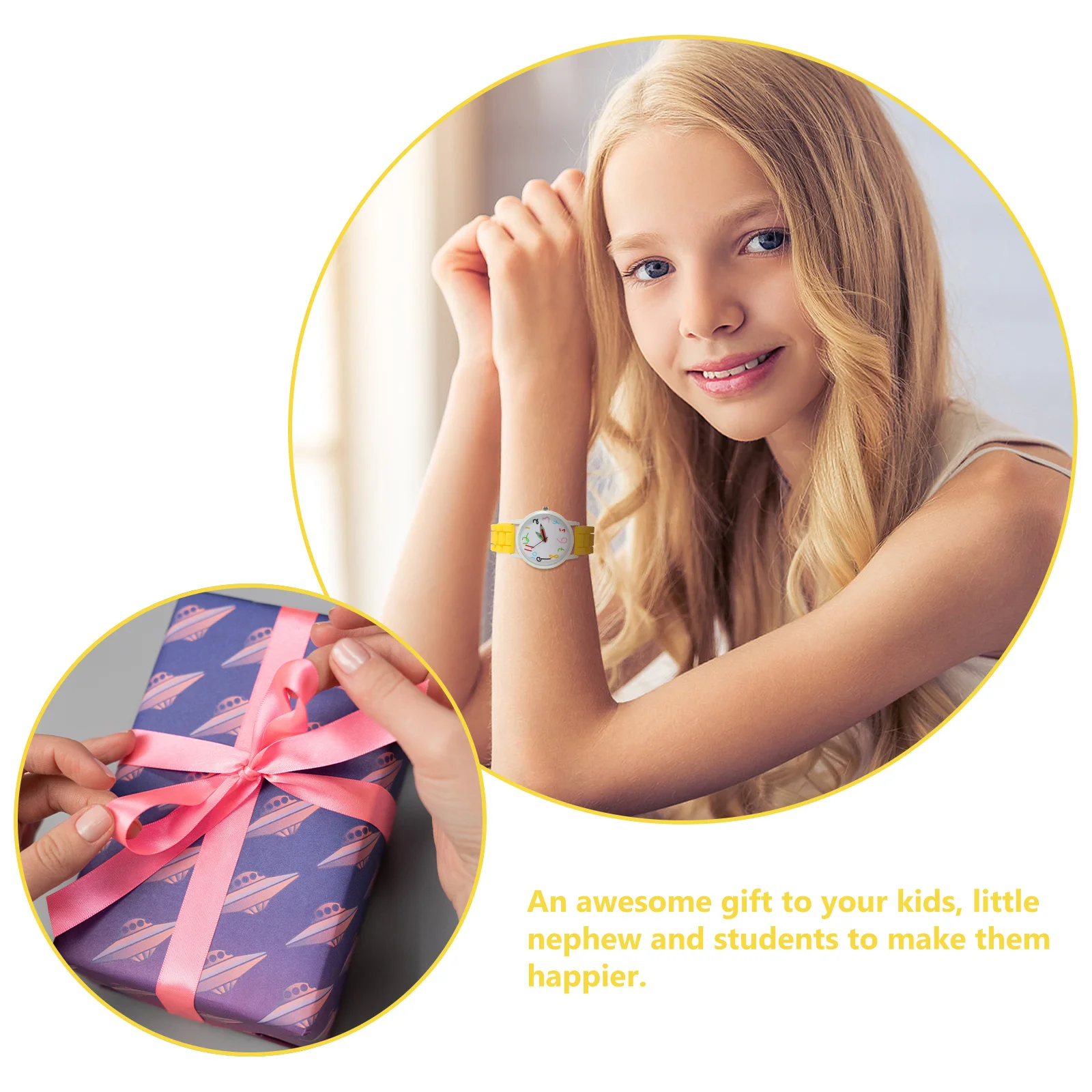 Student Adjustable 'S Wrist Watch Lightweight Comfortable Time Management Gift For Casual Adorable