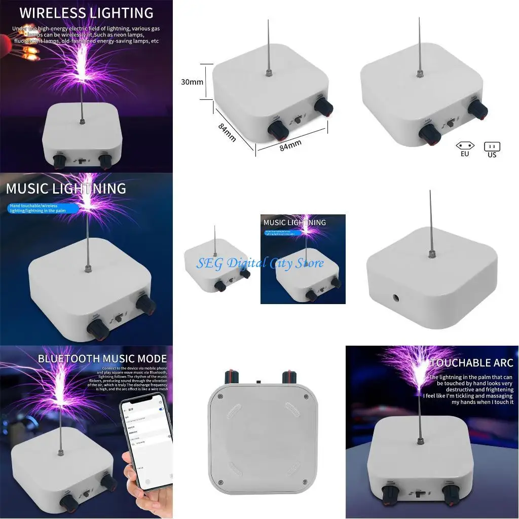 

U75B Электрический Дуговой Генератор Высокого Напряжения Научный Эксперимент Bluetooth-совместимая Катушка Портативная Ручная