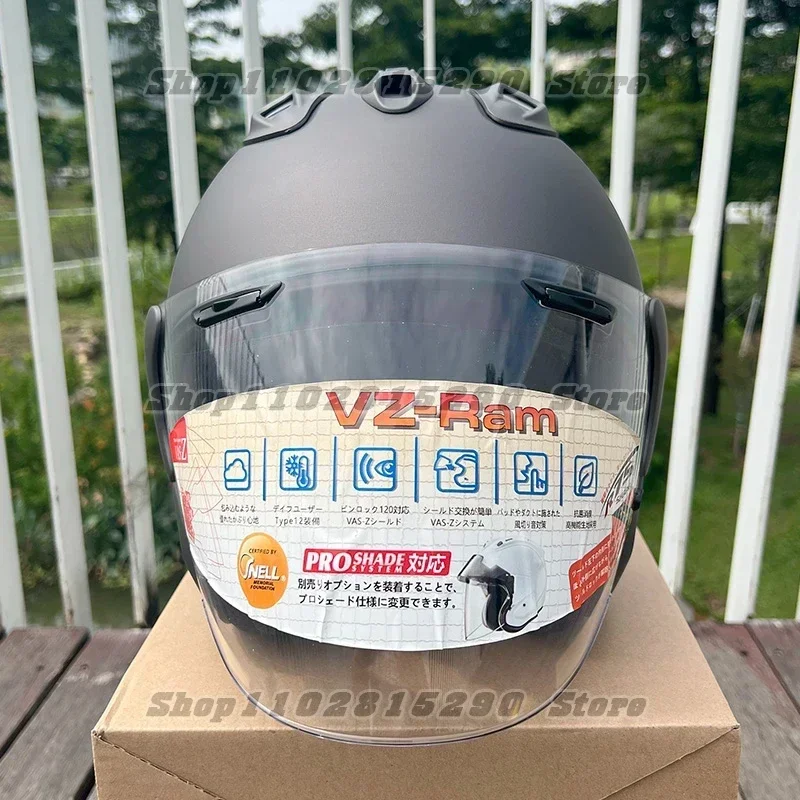 VZ-RAM Matte Gray Half Helmet Unisex Motorcycle Off-Road SZ-R VAS Helmet Downhill Racing Mountain Cross Casco Capacete