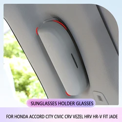 Car Sunglasses Holder Glasses Case Box for Honda Accord City Civic CRV Vezel HRV HR-V FIT JADE Odyssey Elysion Accessories