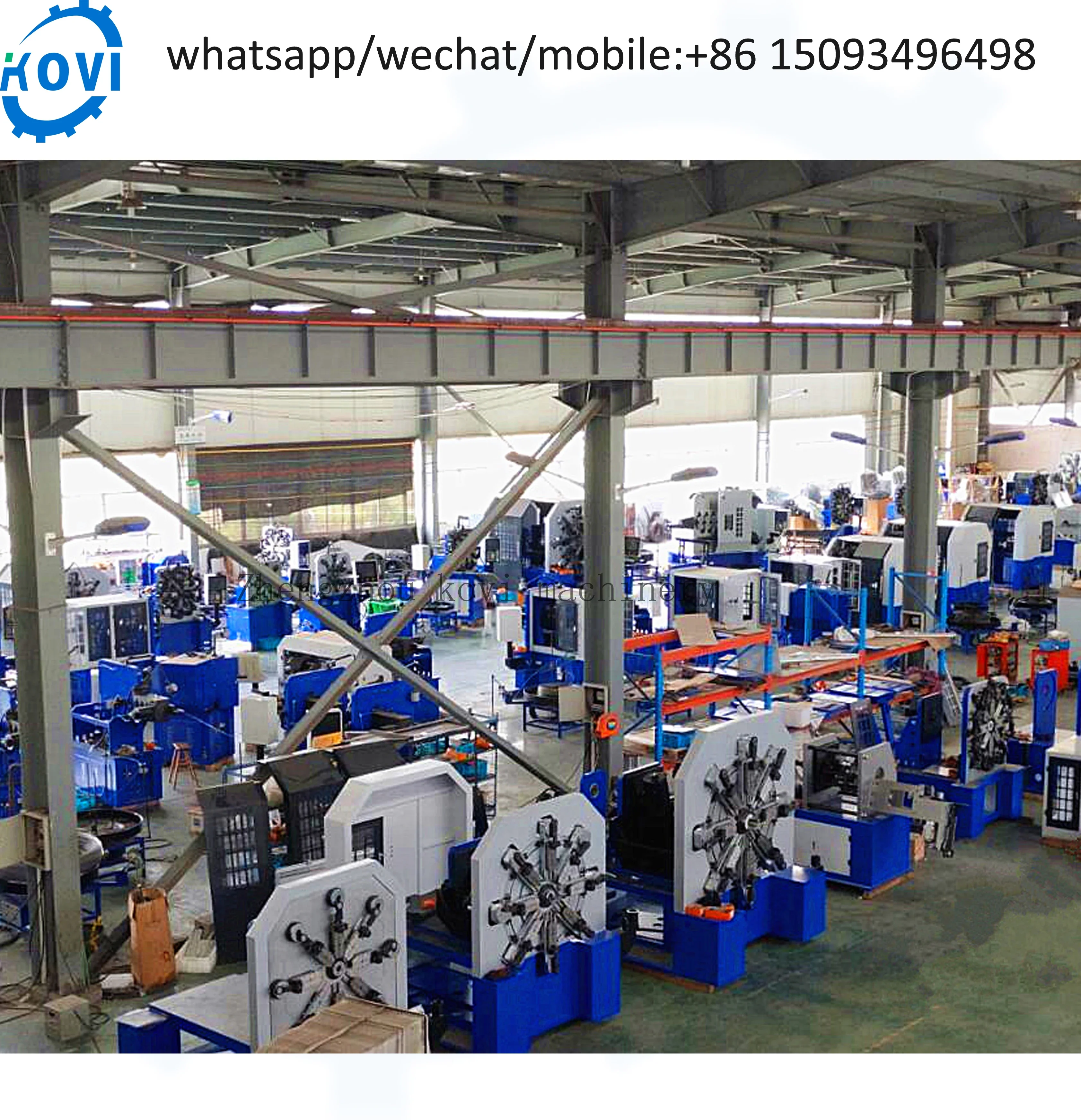 Automatic cnc 10mm 10-12axis camless spring forming machine wire forming machine irregular spring battery spring making machine image 3