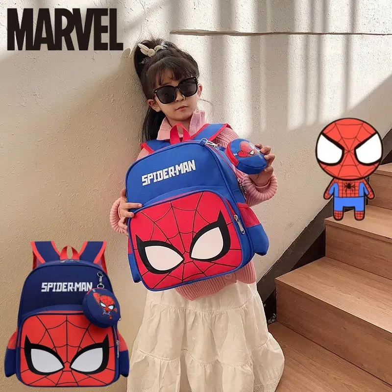 

Cute Marvel Spiderman New Creative Anime Cartoon Pattern Fashionable Lightweight Portable Large Capacity Backpack Holiday Gift