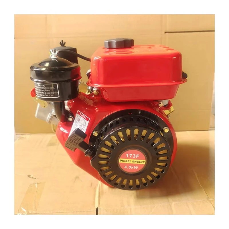 Cylinder 4-Stroke Manual Electric Start Air Cooled 8HP Motor / High rpm V8 Price 4 Stroke Single Cylinder Marine Diesel Engine