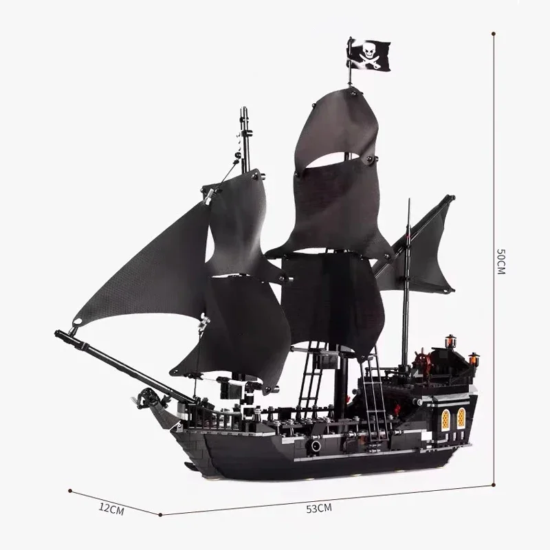 Pirates of the Caribbean Black Pearl Queen Anne's Revenge Spookschip Bouwsteenmodel 4184 4195 Set Bri