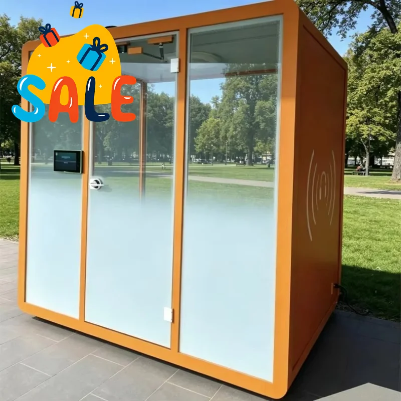 Noise Isolation Cabin Customized Office Acoustic Booth Soundproof Silent Pod for Home Workspace Podcast Meeting Room