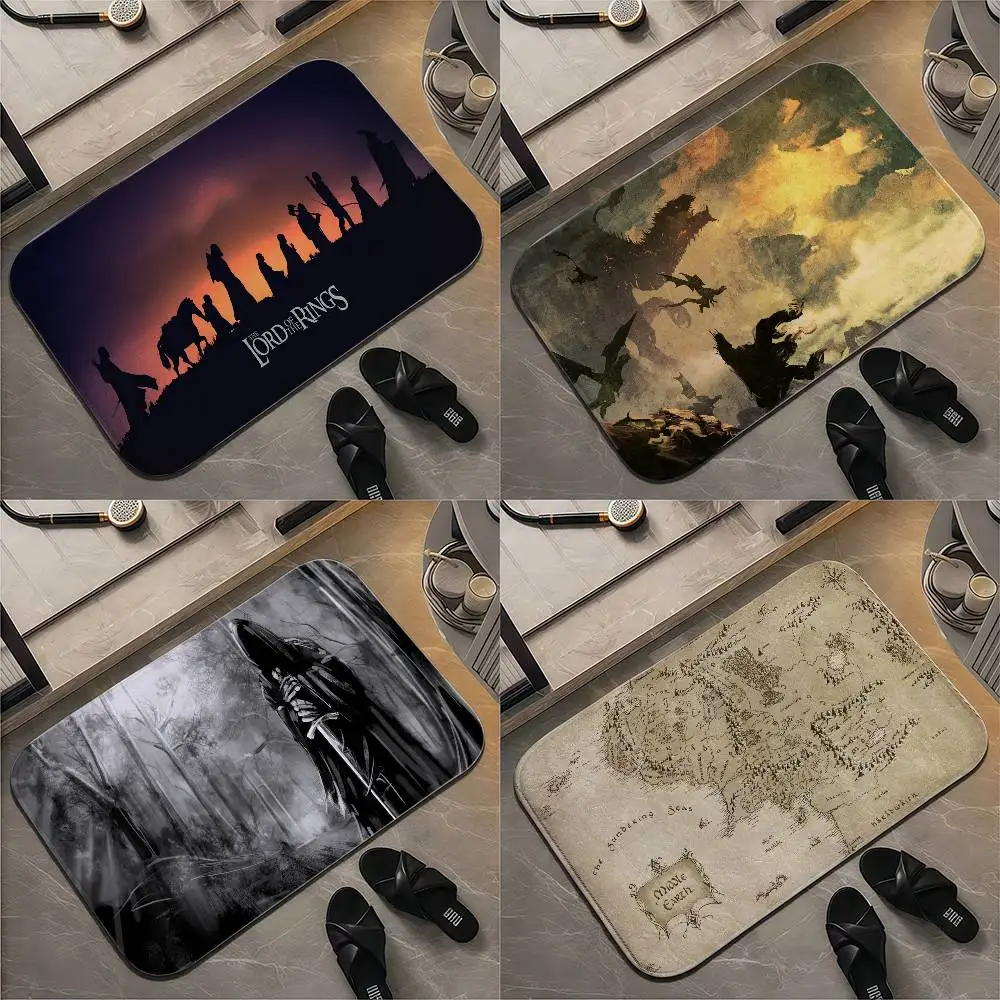 

Lord Of The Rings Floor Mat Printed Large Carpets Room And Bedroom Carpets Bathroom Anti Slip Door MATS Small Carpets