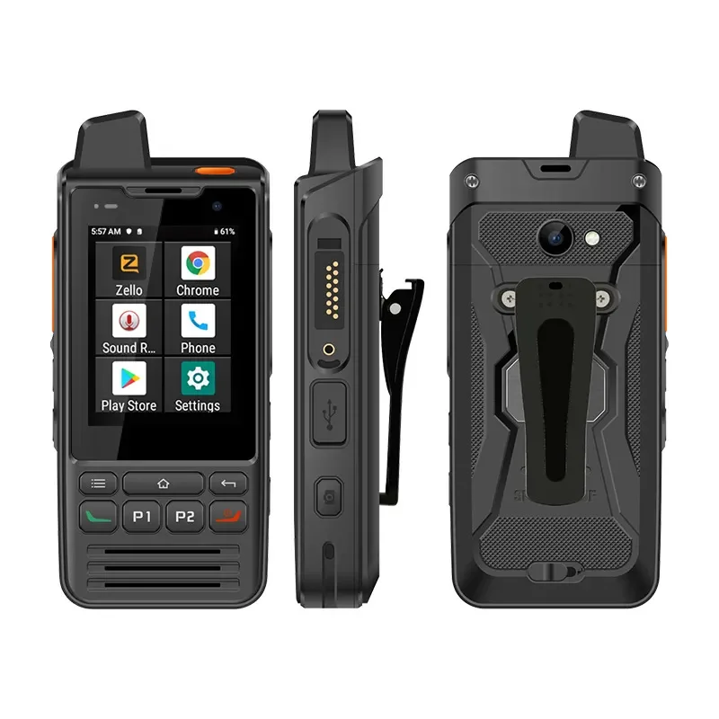 New Updated 4G LTE Android POC Rugged Phone 1GB+8GB 5300mAh 2.8 inch Android 9.0 2.8\