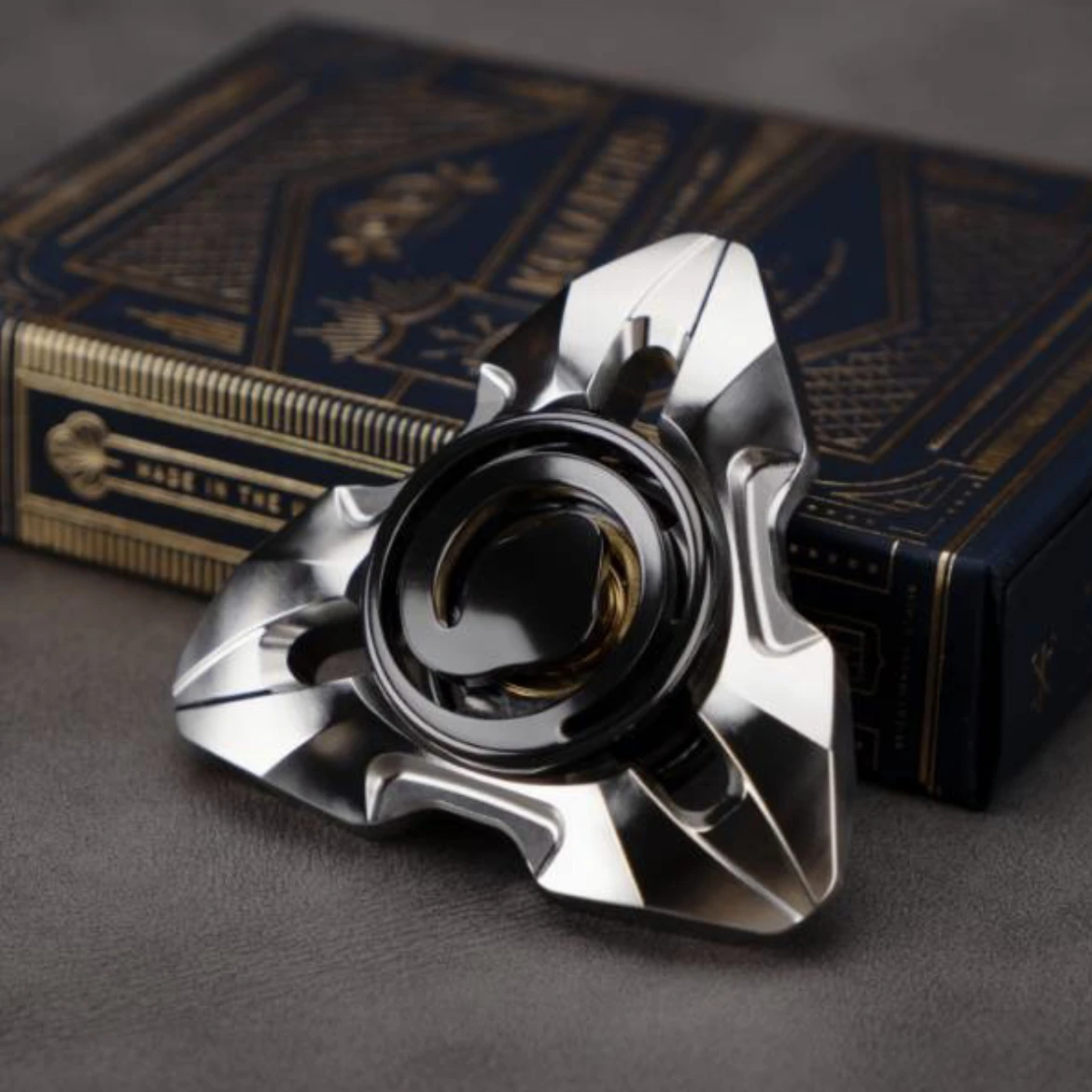 ADHD Fidget Spinner Slider métal EDC jouets en acier inoxydable Anti-Stress sensoriel Fidgeting jouets pour adultes enfants ADHD Focus