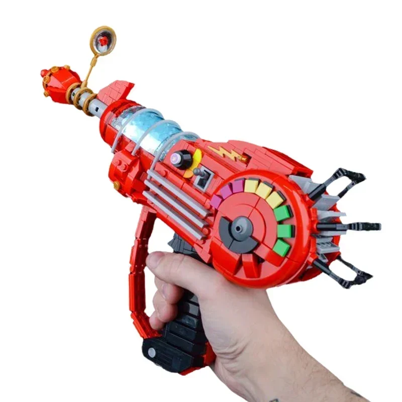 Modello di gioco popolare Moc Mattoni da costruzione Miracle Weapon Ray Gun Tecnologia Blocchi modulari Regali Giocattoli di Natale Set fai da te Assemblaggio