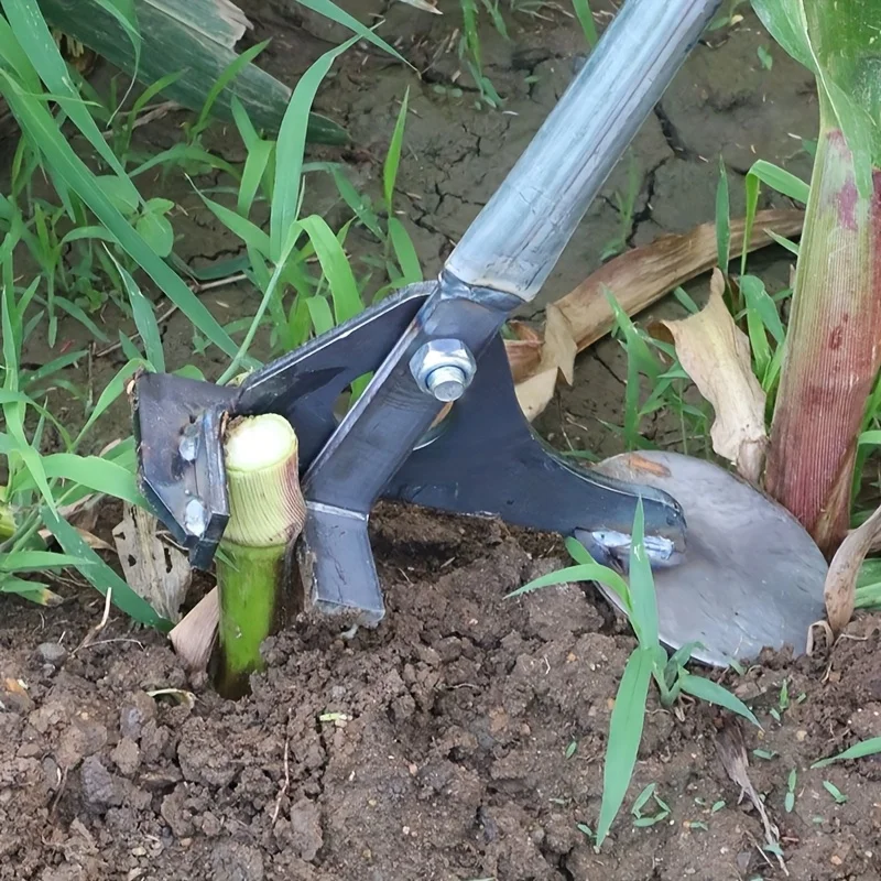 Outil manuel multifonctionnel d'extraction de racines pour maïs, coton, aubergine, chili – Outil manuel agricole efficace pour l'élimination des souches et des mauvaises herbes