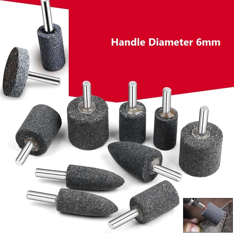 

16/20/25/35 мм закругленный угол 6 мм хвостовик шлифовальный круг заточка головка портативная шлифовальная дрель аксессуары для электроинструментов