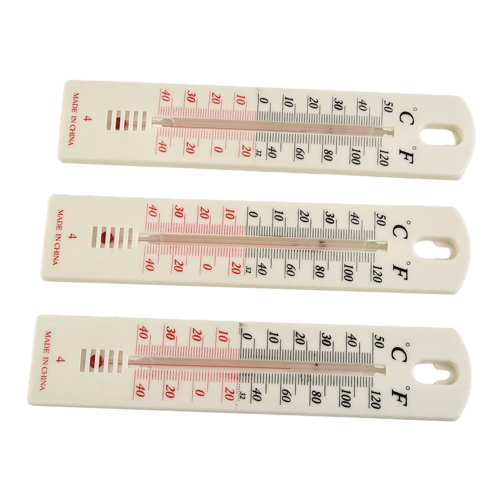 3pcs Wall Hang Thermometers For Indoor Outdoor Temperature Greenhouse Office Room Household Accurate Thermometers Measurement