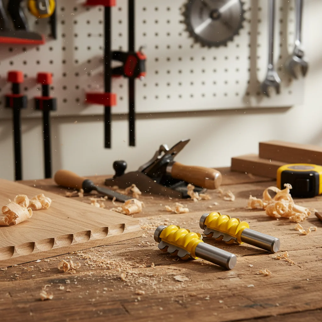 

2 шт. фреза 1/2 дюйма с хвостовиком, тройная бусина, колонна, формовочная фреза, шиповая фреза, деревообрабатывающие режущие инструменты, запасные части