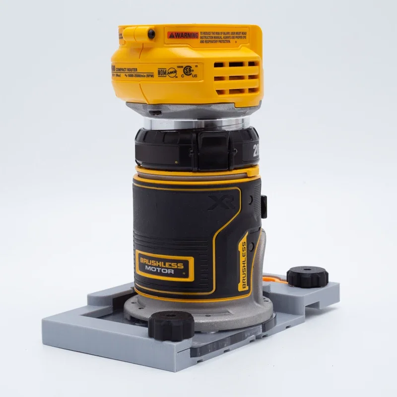 Dla DEWALT 18/20V Max akumulator litowo-jonowy Router podstawa szynowy Adapter prowadnicy odpowiedni dla DCW600 DCW604 D26200