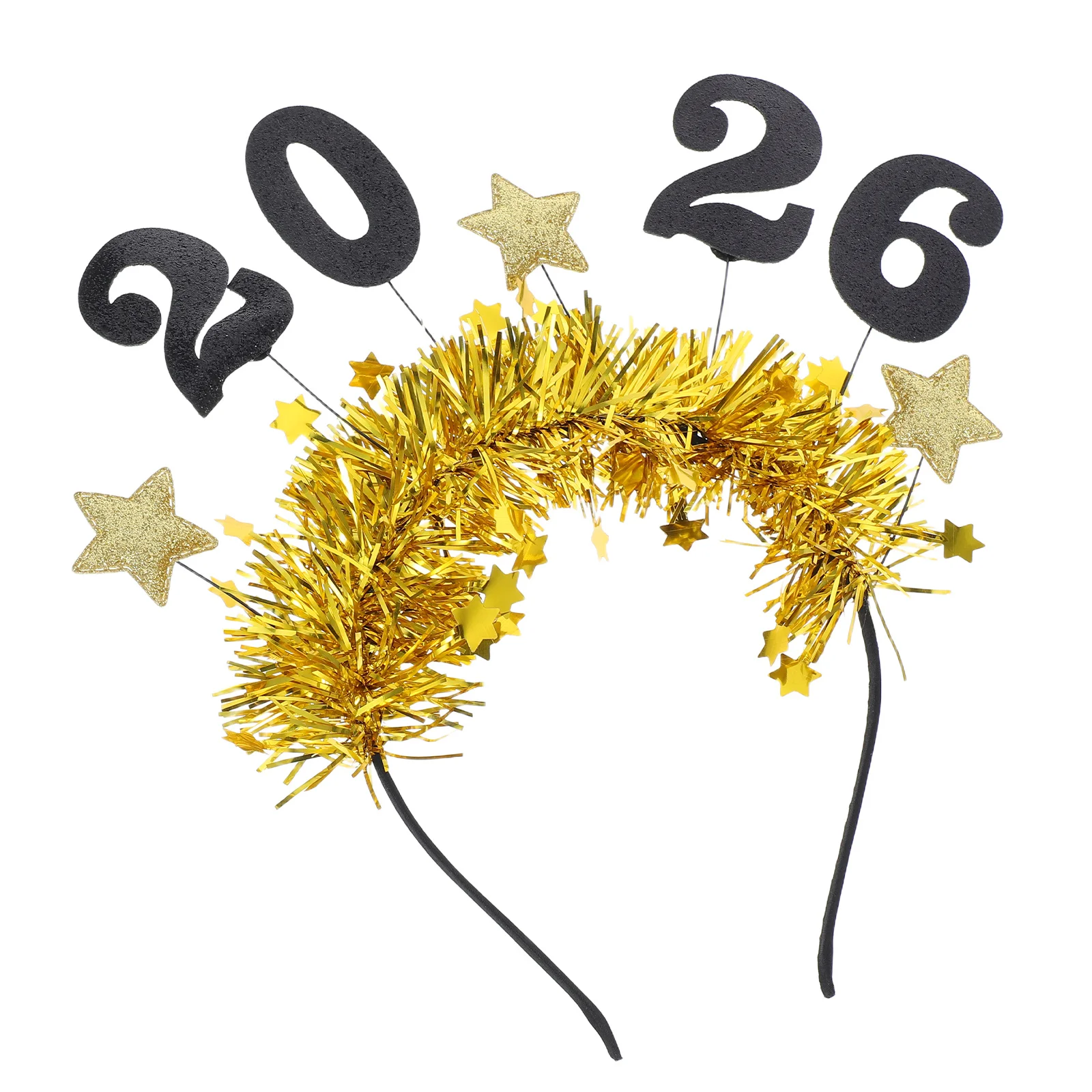 

2026 Shiny Star Headband for Women - Lightweight Holiday Hair Accessory - New Years Eve Party Festival Celebration Headdress