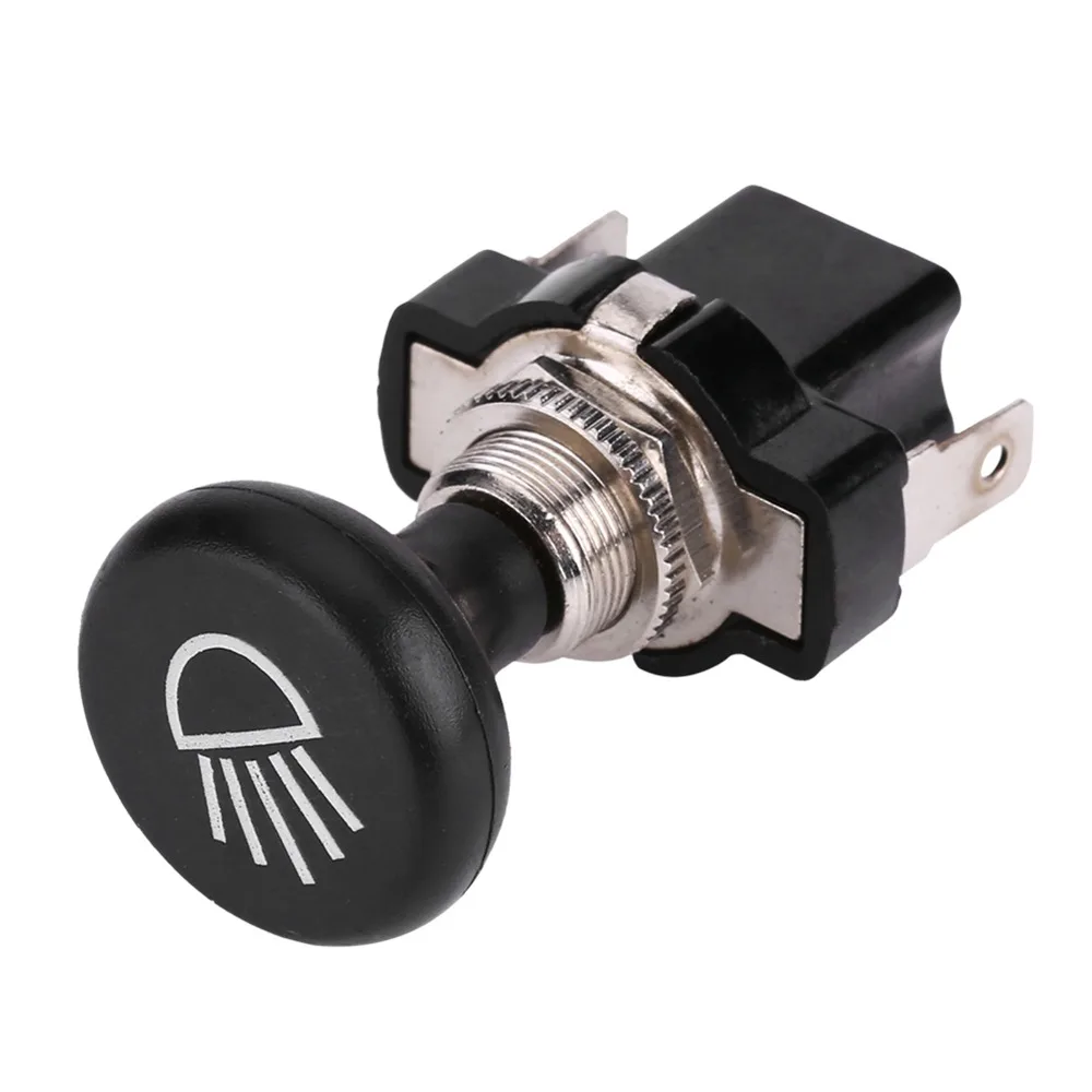 Universal 12V Push Pull Light Switch Button Style Car Headlight Switch Headlight Switch For Golf Cart