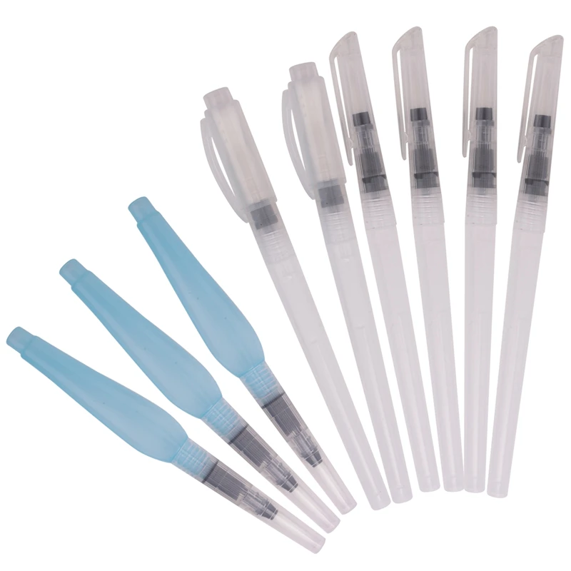 

Набор кистей для воды, 9 шт. кистей для резервуара для воды, кисть для воды с резервуаром для воды, акварельные ручки для рисования акварелью