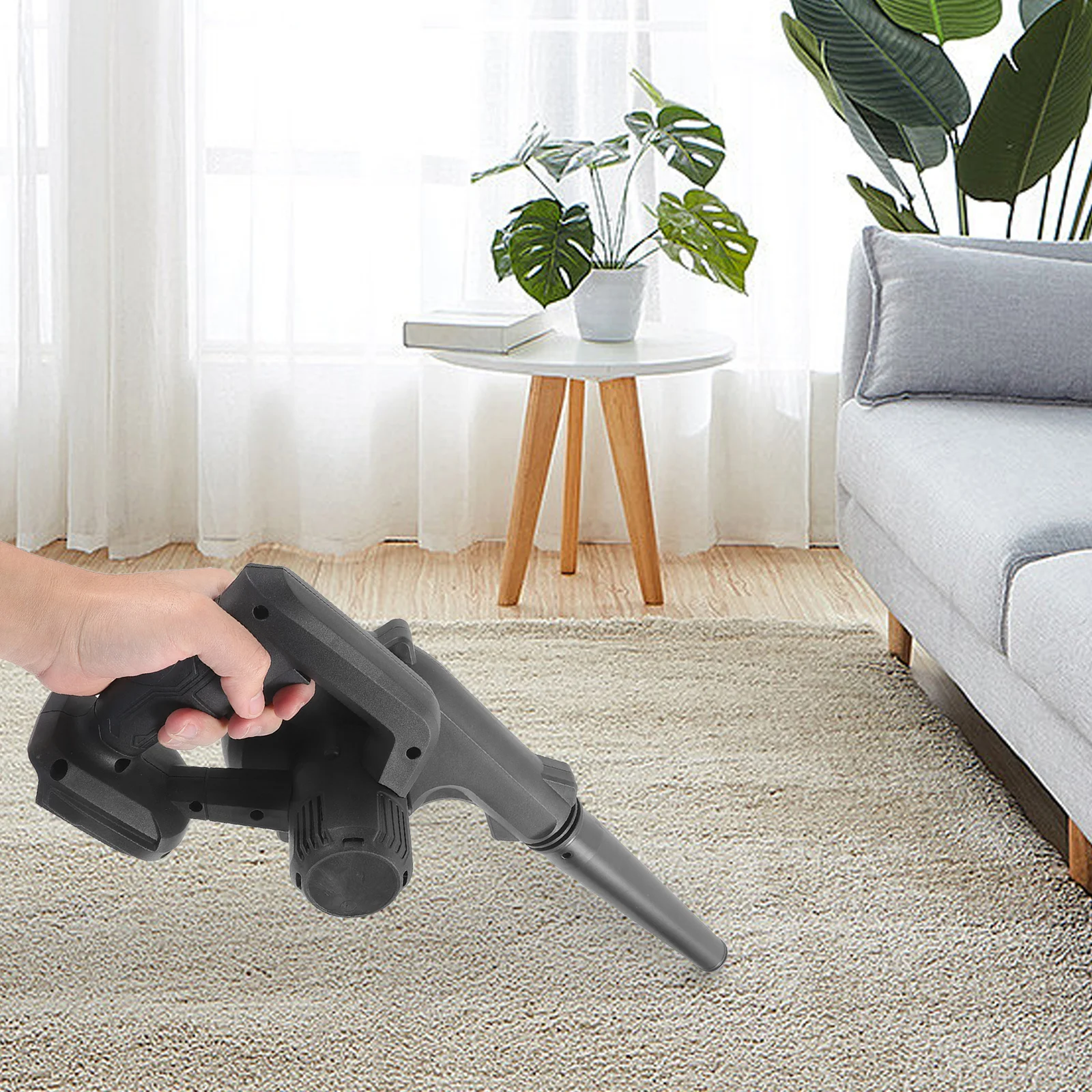 

Rechargeable Cordless Air Blower Fan Adjustable Speed Dust Blower for Lawn Car Photography Cleaning Blowers for Lawn Care