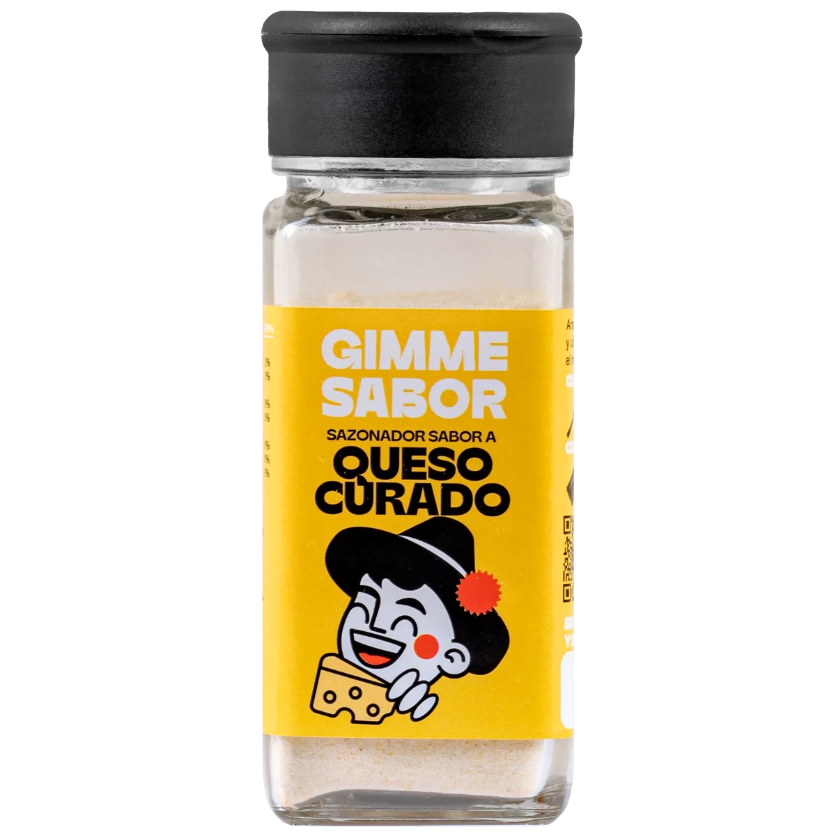 GIMME flavor seasoning vegetable flavor of cured cheese. Gluten free, without additives and without allergens. For the whole family