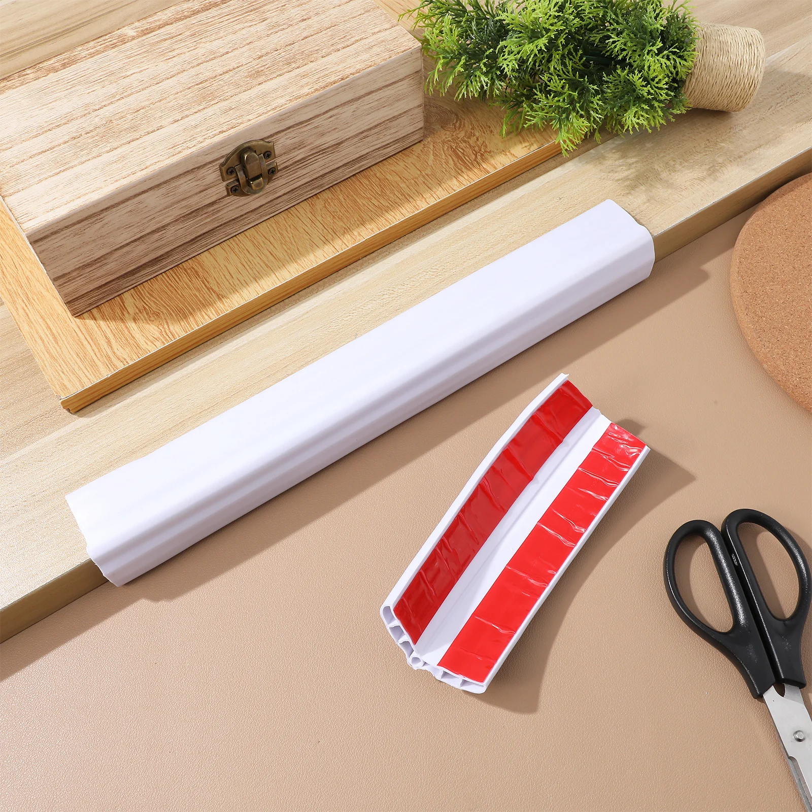 Desk Edge Cushion Thickened Edge Protector Strip Table Corner Protector for Desk Floor Wall Corner Guards Soft Plastic