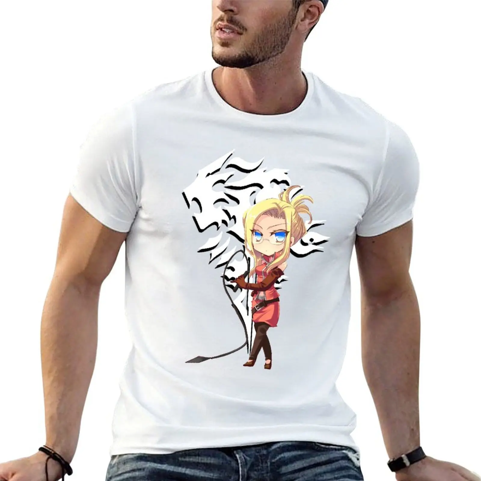 

Gift For Men Anime FF8 Quistis T-Shirt anime tshirt funny t shirts cotton T-Shirt