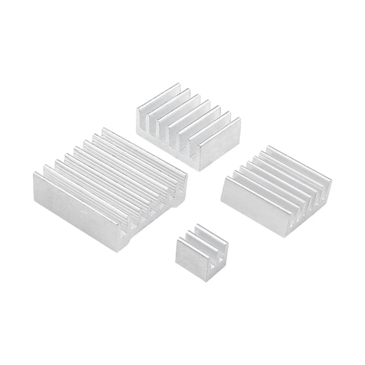 For Raspberry Pi 5 Heatsink CPU Fitting Design with Adhesive Backing Chip Thermal Conductivity Cooling Heat Sink Set,C