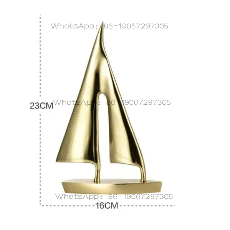 Soft Hardware Ornament European New Chinese Sail Home Brass Crafts Ornament