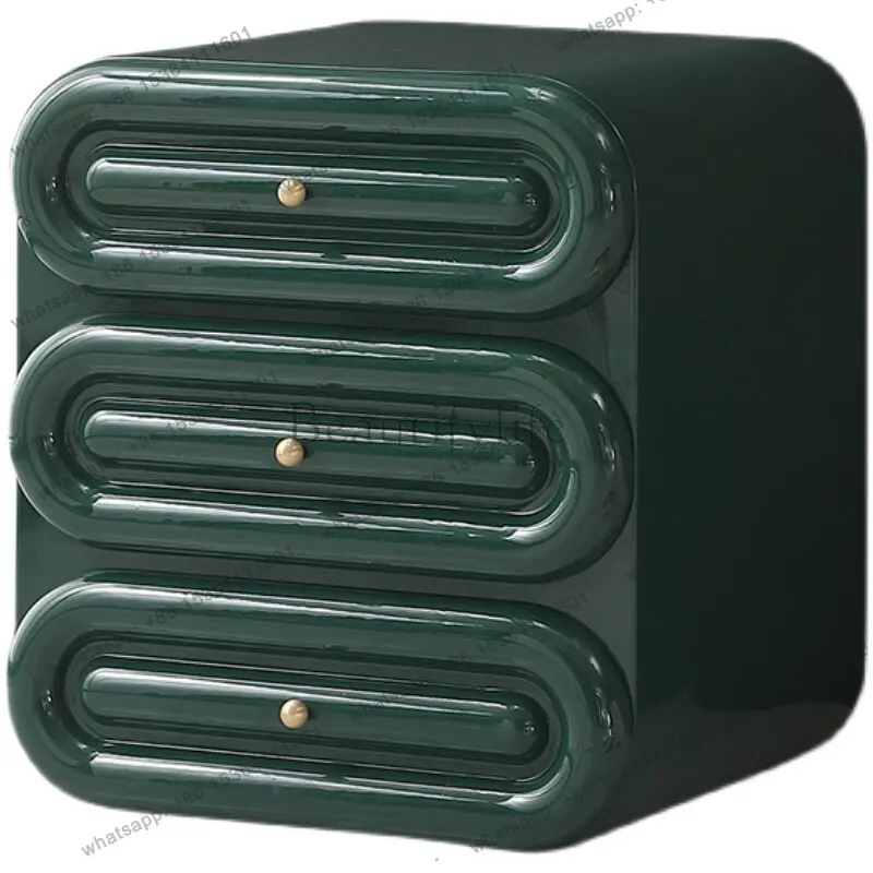 Light luxury retro bedroom bedside storage cabinet creative bedside table
