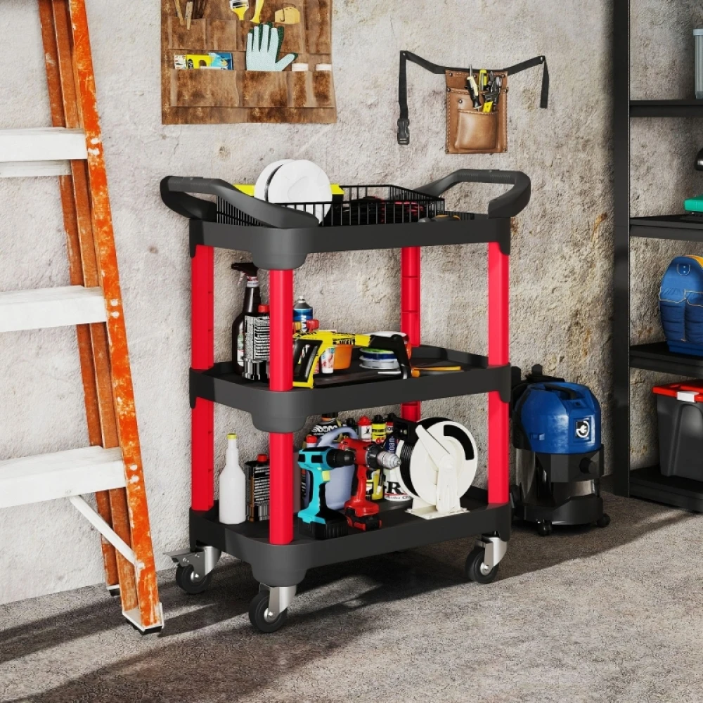 Ferramentas - Equipamentos de manuseio, armazenamento e transporte - Carrinhos, carrinhos e caminhões - Carrinhos de Prateleira e Carrinhos Utilitários