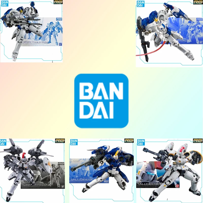 

Bandai Original GUNDAM RG TALLGEESE EW And TALLGEESE (TV ANIMATION COLOR Ver) Gundam Anime Action Figures Assembly Model Toy