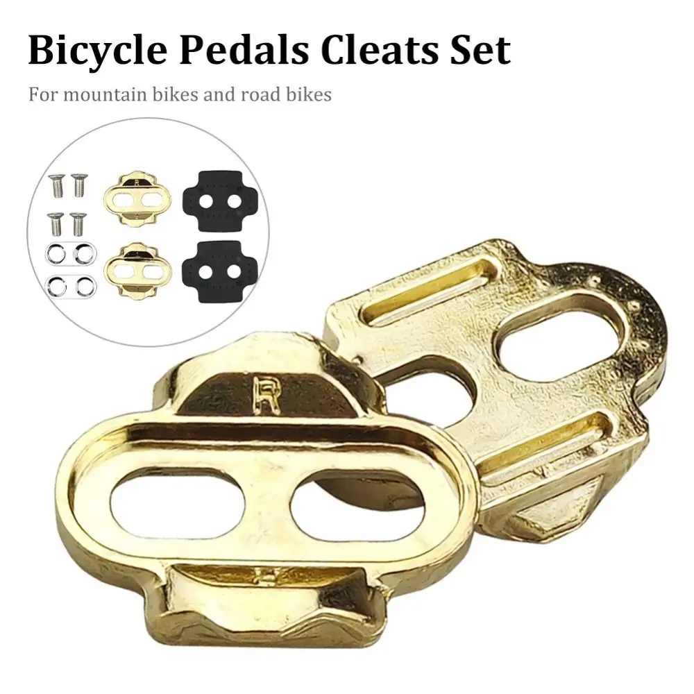 1Set MTB Accessories Pedals Cleats Brass Mountain Bike Parts Bicycle Splint Set for Eggbeater Candy Smarty Mallet Pedal