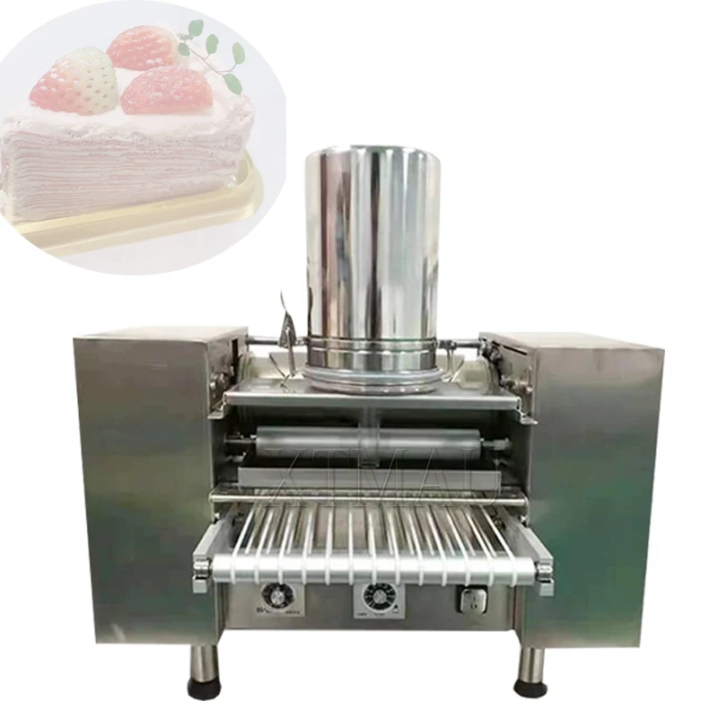 Thousand Layer Cake Making Machine Automatic Pancake Mille Crepe Machine Crepe Cake Crust Maker Machine