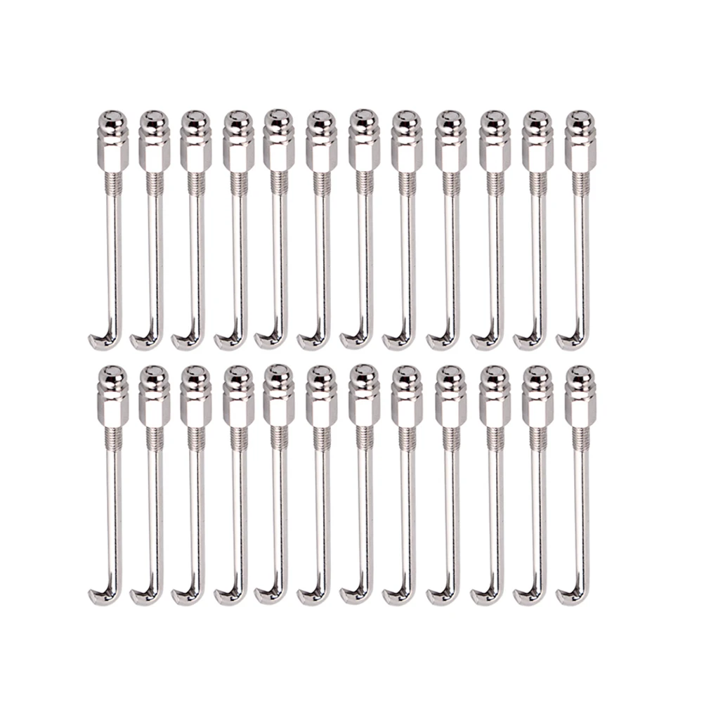 

24 Banjo Hooks High Grade Metal Round Thread Standard Nut Parts Fits Modern Vintage Lightweight Durable