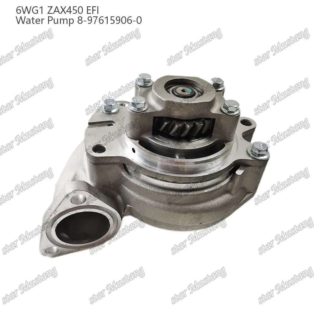 Water Pump 6WG1 EFI ZAX450 8-97615906-0 For Isuzu Diesel engine parts