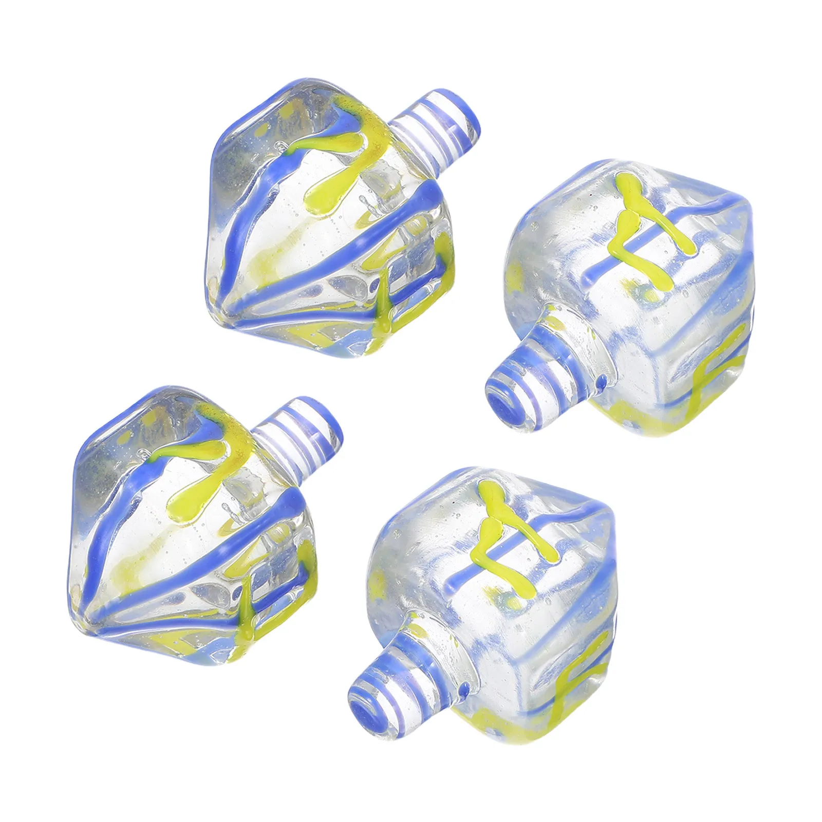 

Handmade Hanukkah Dreidel Spinning Top Wooden Traditional Jewish Decor Gift for Children and Adults