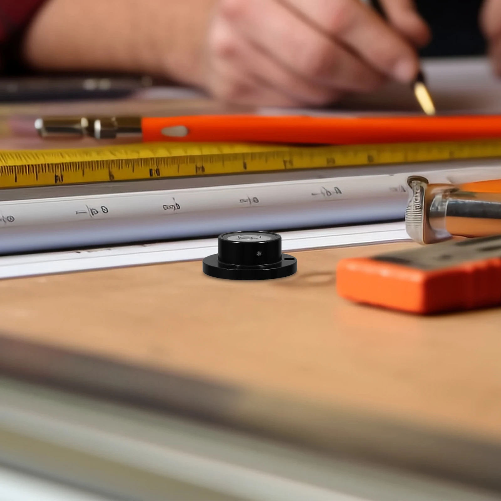 Mini Level Bubble Tool Camper Measuring Round for Precision Leveling Circular Levels System