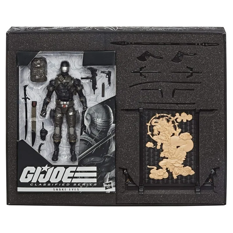 6 inches GIJoe Snake Cobra Commander Action Figure G.I. Joe Classified Series Snake Eyes Deluxe Figurine Collection Model Toys