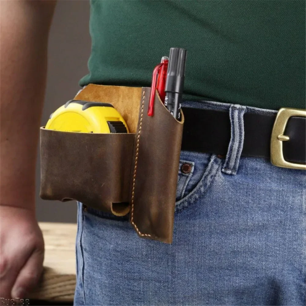 

PU Tape Belt Bag Measure Storage for Electrician Carpenter Man Gift Toughbuilt Stanley Milwaukee Tool Bag Tools Bags