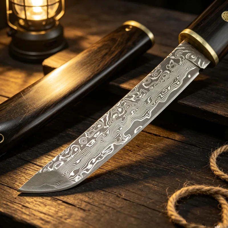 VG10 Damascus Blade Ebony Hand - Woodworking Japanese Tools recension och pris