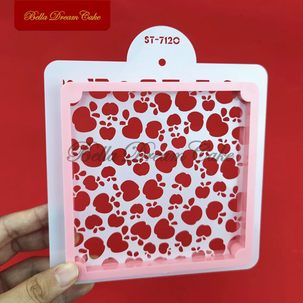 Cookie Stencil Holder Frame DIY Royal Icing Fixed Stand Fondant Biscuit Airbrushing Plastic Baking Mould Cake Decoration Tools