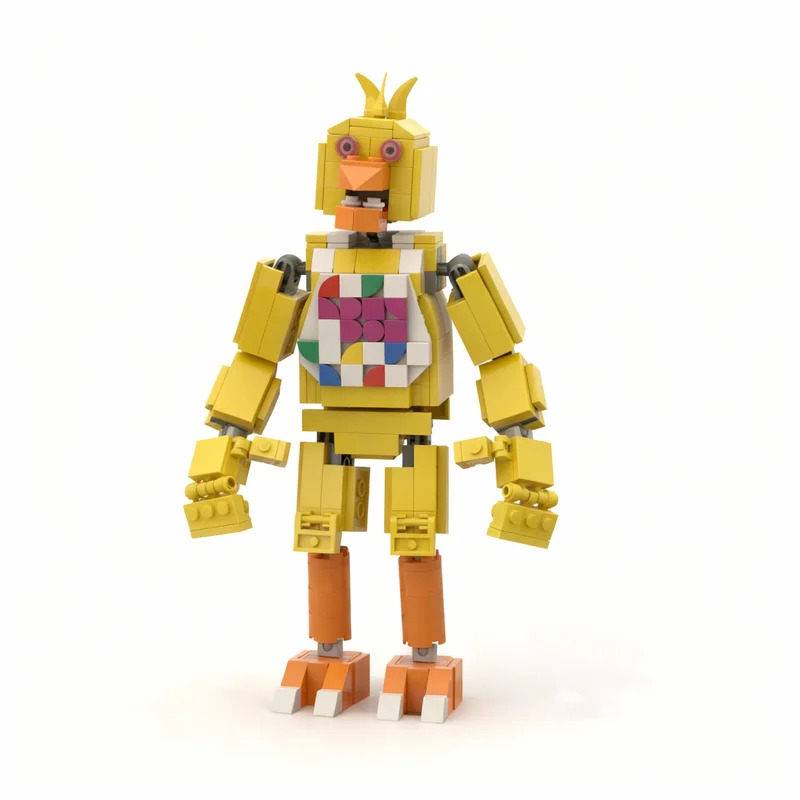 406 قطعة من مكعبات البناء على شكل شخصيات لعبة Five Nights at Freddy's، هدايا عيد الميلاد