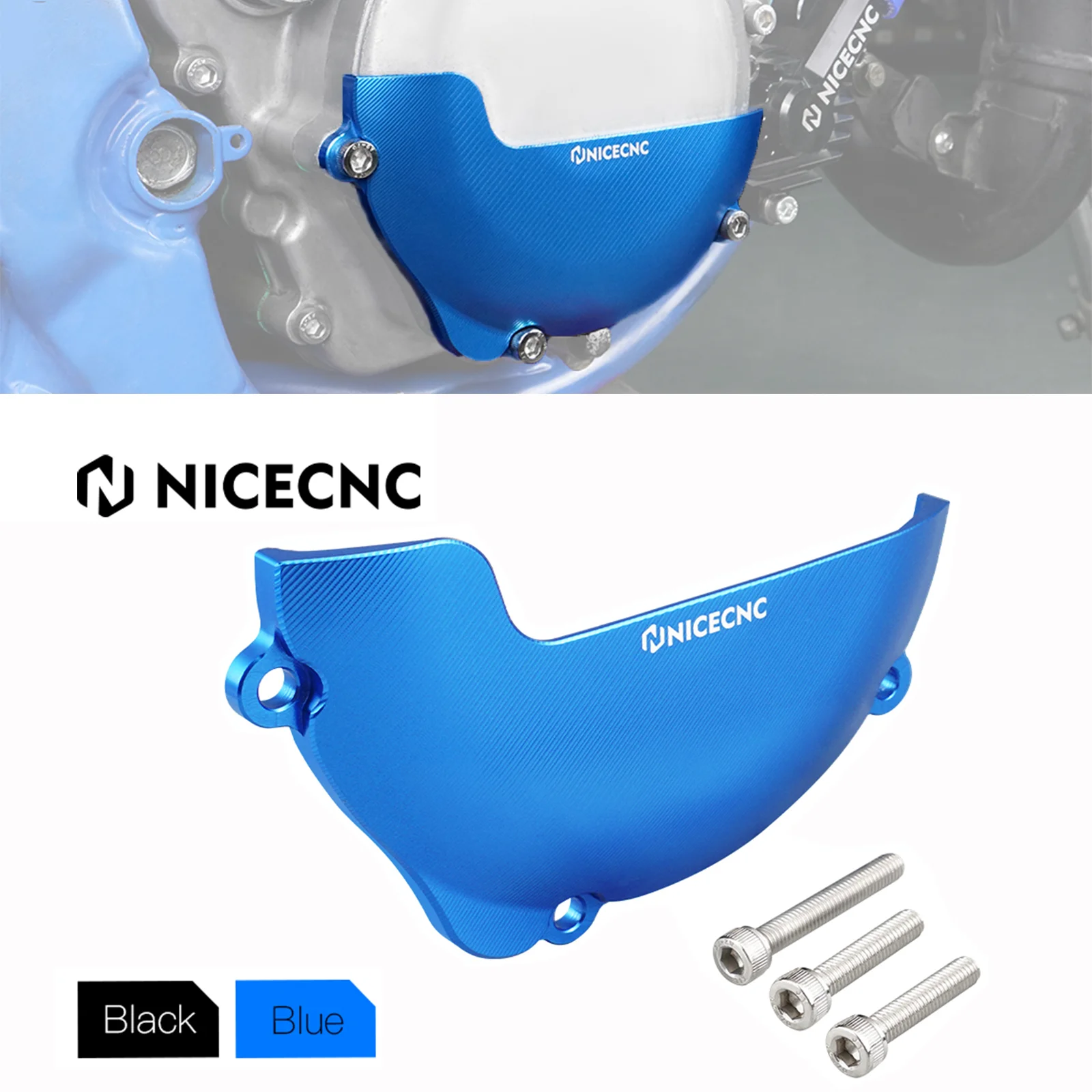 Для Yamaha YZ 85 YZ85 2002-2023 2022 2021 2020 2019 2018 2017 NICECNC мотоциклетная крышка зажигания сцепления, защита, алюминий