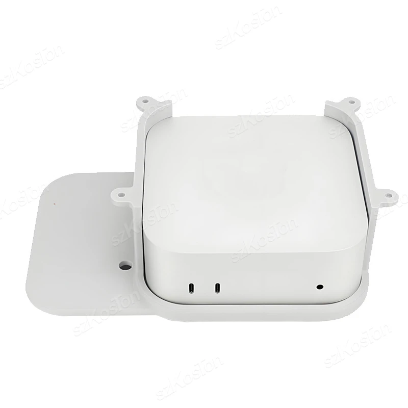 Sob suporte de mesa para 2024 mac mini m4 computador desktop suporte de impressão 3d suporte de armazenamento para mac mini m4 pro pc acessórios
