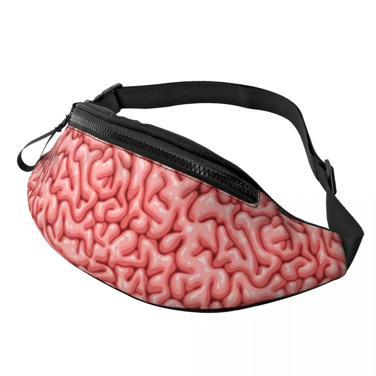 مخصص بارد الدماغ نمط حزمة مراوح لتشغيل النساء الرجال تشريح Crossbody الخصر حقيبة الهاتف المال الحقيبة