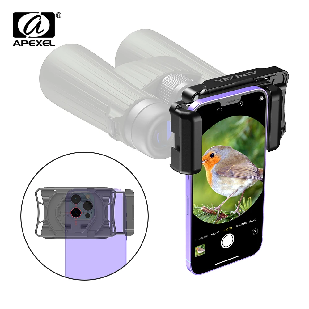 APEXEL-Soporte de Clip de conector para telescopio Monocular, accesorios especiales para telescopio